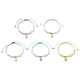 Bracelets de perles tressées en perles d'imitation de verre BJEW-JB09989-1