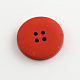 Botones de madera teñidos de 4-agujero BUTT-R032-008-3