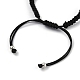 Adjustable Nylon Cord Braided Bead Bracelet EJEW-H118-01P-4