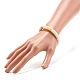 Stretch-Armband aus gebogenem Acrylrohr mit Perlen BJEW-JB07973-04-3