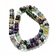 Natural Colorful Fluorite Beads Strands G-D481-19B-3