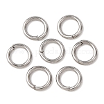 Открытые соединительные кольца из нержавеющей стали марки 304, устойчивые к потускнению, круглые, цвет нержавеющей стали, 20 датчик, 5x0.8 мм, внутренний диаметр: 3.4 мм