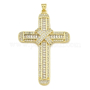 Подвески из кубического циркония с покрытием из латуни KK-U029-02G-02