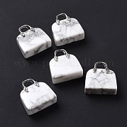 Латунные подвески из натурального ослита KK-E274-01P-025