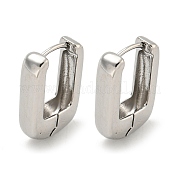 Brass Hoop Earrings EJEW-L211-010R-P