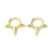 Латунные серьги обруча EJEW-R162-49G
