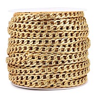 5 Pcs 1m Aluminum Curb Chain Elegant Rust Resistant Metal Curb Chains For  Necklaces Jewelry Making Diy Crafts