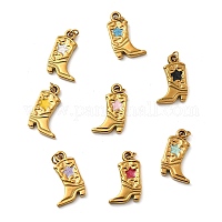 Подвески из нержавеющей стали 304 с эмалью&nbsp;STAS-B097-26G-06