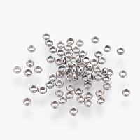 Pandahall 200pcs Stainless Steel Crimp Bead Covers 6x5x3mm Half Round Crimp  Cover Clamp Tips Knot Cover Findings for Jewelry Making