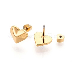 Серьги-гвоздики из нержавеющей стали 304 для женщин EJEW-N059-19G