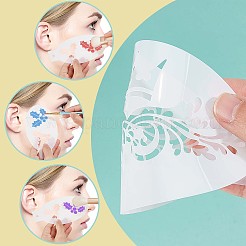 Пластиковые трафареты для рисования лица DIY-WH0304-582E