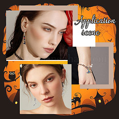 60шт 3 стиля подвески из сплава цвета радуги FIND-SC0004-19