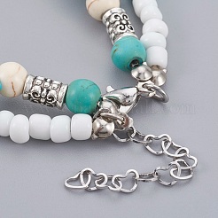 Браслеты из скорлупы каури BJEW-JB04085