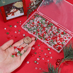 1000шт 12 цвета гальванические стеклянные бусины EGLA-SC0001-33