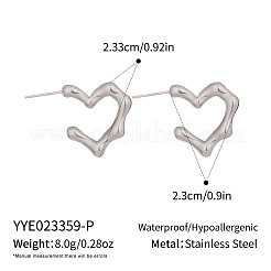 Ohrstecker aus 304 Edelstahl für Damen&nbsp;XA2546-2