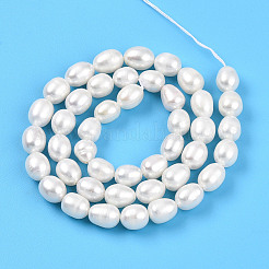 Нити из натурального культивированного пресноводного жемчуга PEAR-N012-07W