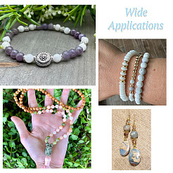 60 шт. 12-х видов проставочных бусин из нержавеющей стали 304&nbsp;STAS-PJ0001-34