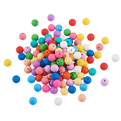 140 шт. 14 цвета пищевые экологически чистые силиконовые бусины SIL-TA0001-24