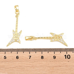 Pendentifs en laiton zircon cubique clair&nbsp;KK-E800-11G