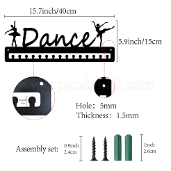 Модная железная вешалка для медалей&nbsp;ODIS-WH0021-110