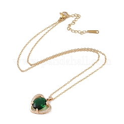 Ожерелья из нержавеющей стали 304 с цепочкой из троса NJEW-P309-01G