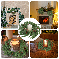 Гибкий клей pe рождественский венок AJEW-WH20060-20