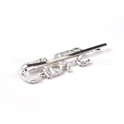 Шпильки Bobby Pin из сплава со стразами&nbsp;PHAR-WH0005-A12