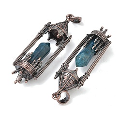 Крупные кулоны из натурального апатита&nbsp;G-P613-01R-01