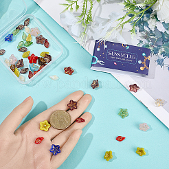 60шт 2 стиля прозрачные стеклянные бусины&nbsp;GLAA-SC0002-96