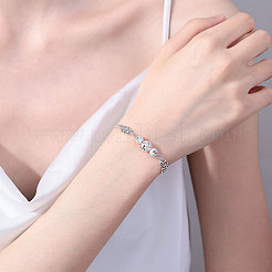 925 браслет из круглых бусин из стерлингового серебра FS-WGB18E9-01