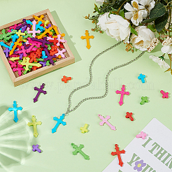 16 стиль непрозрачные акриловые подвески&nbsp;SACR-WR0001-04