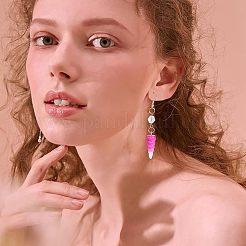 24шт 6 цвета подвески из смолы&nbsp;RESI-NB0001-70