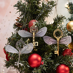 100 шт. полиэстеровая ткань крылья поделки украшения FIND-SC0002-04