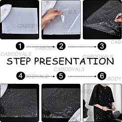 Полукруглый термофиксированный стразы&nbsp;DIY-WH20063-029