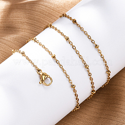 10 collier à chaîne satellite en acier inoxydable 304&nbsp;MAK-BM0001-02