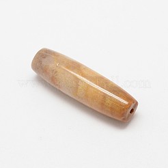 Бусы из натурального ископаемого коралла G-P076-30