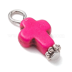 Подвески из синтетической бирюзы PALLOY-JF04256