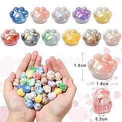 100pcs perles acryliques de placage uv&nbsp;PACR-CJ0001-20
