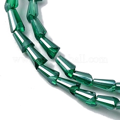 Прозрачные стеклянные бусины гальваническим пряди&nbsp;EGLA-H107-02A-PL03