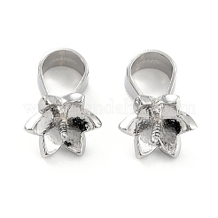 Антикоррозийное родиевое покрытие 925 шт. серебряные штифты-держатели STER-Z001-020P