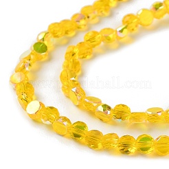 Trasparenti perle di vetro placca fili&nbsp;GLAA-Q099-A01-12