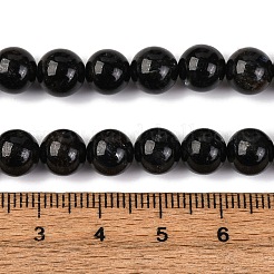 Природные астрофиллитовые бусины G-A202-01B