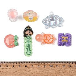 Бусины и подвески из непрозрачной смолы&nbsp;RESI-XCP0001-10