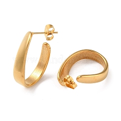 Серьги-гвоздики из нержавеющей стали 304 с ионным покрытием (IP)&nbsp;EJEW-H127-09G