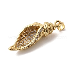 Colgante micropavé cubic zirconia de latón&nbsp;KK-H519-06B-G