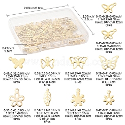 60 шт. 10 стиля подвесок из нержавеющей стали 304 и 201 STAS-FS0001-93