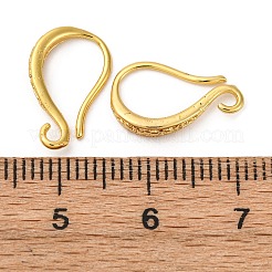 Латунные крючки для сережек&nbsp;KK-D378-04G