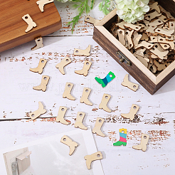 160шт деревянные подвески&nbsp;WOOD-CA0001-79B