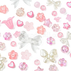 DIY акрил и АБС-пластик бусины с имитацией жемчуга браслеты наборы для изготовления ювелирных изделий DIY-FS0006-24C