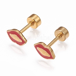 Tappi per lobi auricolari in acciaio inossidabile 304&nbsp;EJEW-H105-01